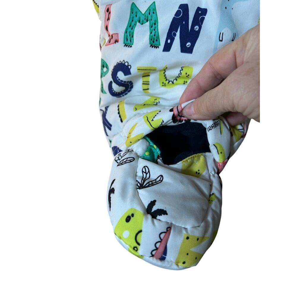 VINE Boy’s Dinosaur & Alphabet Snowsuit / Size: 18-24 Months - Picture 8 of 12